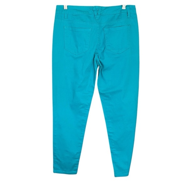 Bebop Turquoise Straight-Leg Pants - Picture 4 of 5